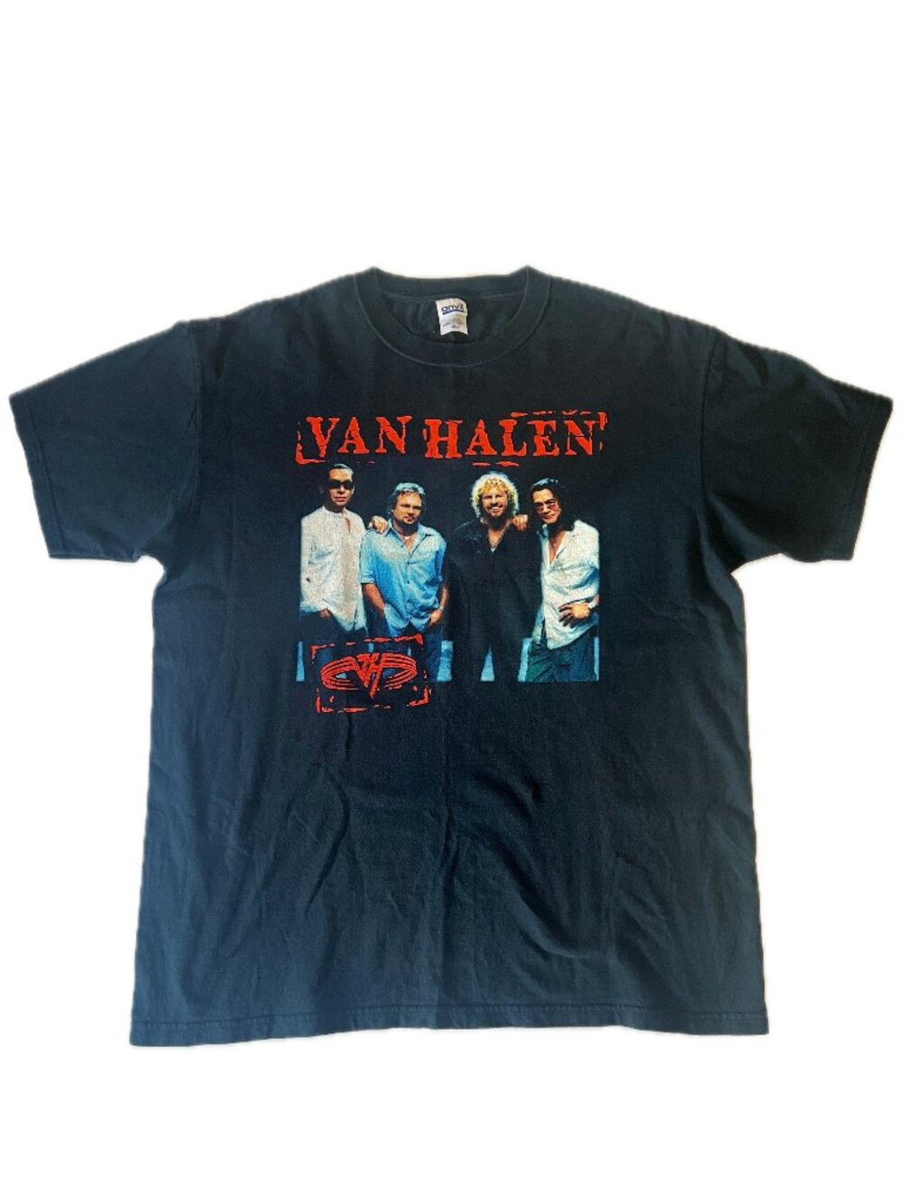 Van Halen Band Official 2004 Tour Black T Shirt Sz XL Sammy Hagar Rock Music